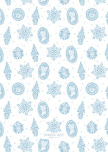 Load image into Gallery viewer, Intaglio Garland Christmas Family Card