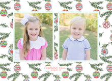 Load image into Gallery viewer, Ornaments Christmas Family Card