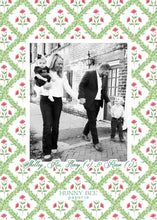 Load image into Gallery viewer, Floral Christmas Family Card