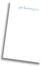 Load image into Gallery viewer, Oversized Colorblock Notepad - steel / fern