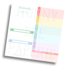 Load image into Gallery viewer, Weekly Task Notepad
