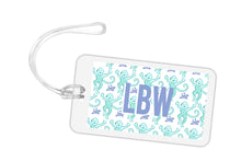 Load image into Gallery viewer, RR Inspired Bag Tag - Teal Monkeys