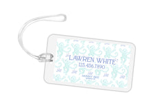 Load image into Gallery viewer, RR Inspired Bag Tag - Teal Monkeys