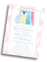 Load image into Gallery viewer, Princess Birthday Invitation