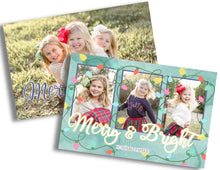 Load image into Gallery viewer, Merry & Bright Family Card
