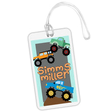 Load image into Gallery viewer, Monster Truck Bag Tag