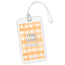 Load image into Gallery viewer, Casual Gingham Bag Tag