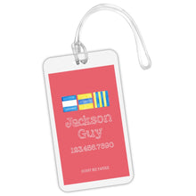 Load image into Gallery viewer, Nautical Maritime Sailing Flag Bag Tag