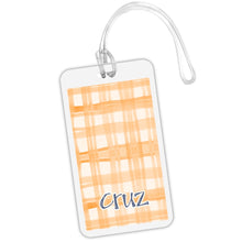 Load image into Gallery viewer, Casual Gingham Bag Tag