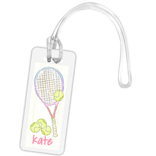 Load image into Gallery viewer, Tennis Mini Bag Tags