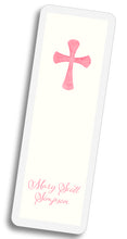 Load image into Gallery viewer, Cross Scripture Verse Bookmark - Pink