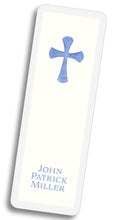 Load image into Gallery viewer, Cross Scripture Verse Bookmark - Blue