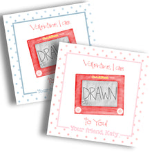 Load image into Gallery viewer, Etch-A-Sketch Valentine Card