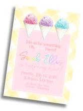 Load image into Gallery viewer, Sno-Ball Birthday Invitation