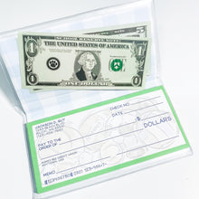 Load image into Gallery viewer, Kids Play Checks and Checkbook Holder Set