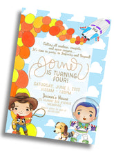 Load image into Gallery viewer, Toy Story Birthday Invitation