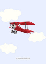 Load image into Gallery viewer, Vintage Airplane Invitation