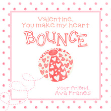 Load image into Gallery viewer, Heart Bounce Valentine Card - Heart
