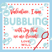 Load image into Gallery viewer, Bubbling Valentine Card