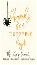 Load image into Gallery viewer, Dropping By Spider Gift Tag