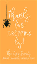 Load image into Gallery viewer, Dropping By Spider Gift Tag
