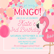 Load image into Gallery viewer, 'Mingo Birthday Invitation