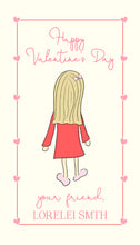 Load image into Gallery viewer, Girl Valentine Tag