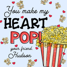 Load image into Gallery viewer, POPcorn Valentine Card