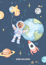 Load image into Gallery viewer, Space Birthday Invitation