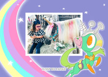 Load image into Gallery viewer, Space Unicorn Birthday Invitation