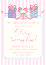 Load image into Gallery viewer, Gift Birthday Invitation