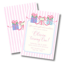 Load image into Gallery viewer, Gift Birthday Invitation