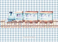 Load image into Gallery viewer, Train Birthday Invitation
