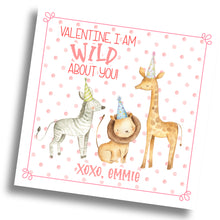 Load image into Gallery viewer, WILD Party Animals Valentine Card