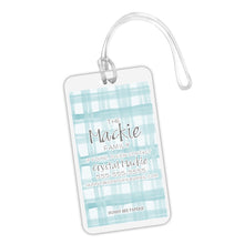 Load image into Gallery viewer, "Casual" Gingham Bag Tag