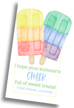 Load image into Gallery viewer, CHALK Full of Sweet Treats Summer Gift Tag - Blue