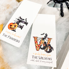 Load image into Gallery viewer, Spooky Monogram Gift Tag