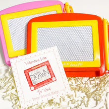 Load image into Gallery viewer, Etch-A-Sketch Valentine Card