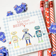 Load image into Gallery viewer, Robot Valentine Card