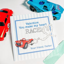Load image into Gallery viewer, Heart Race Valentine Card