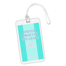 Load image into Gallery viewer, Monogram Bag Tag