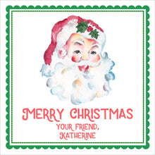 Load image into Gallery viewer, Santa Scalloped Gift Card