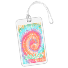 Load image into Gallery viewer, Tie Dye Bag Tag