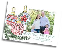 Load image into Gallery viewer, Ornaments Christmas Family Card
