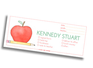 Apple Pencil School Communication Envelope