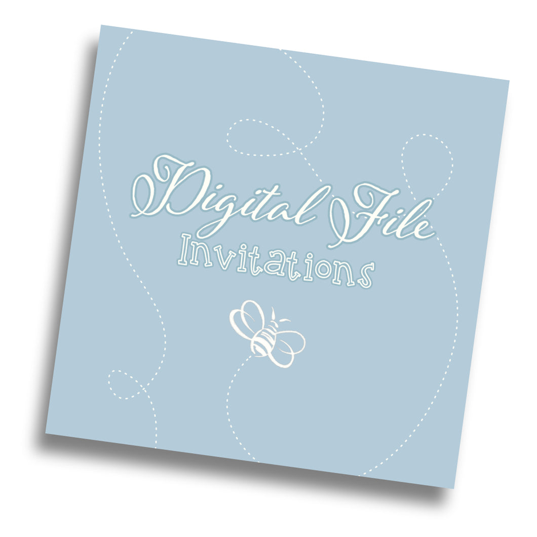 Digital File for Invitations