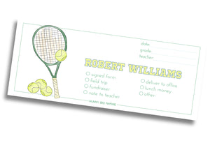Tennis School Communication Envelope - Boy