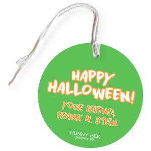 Frankenstein Circle Gift Tag & Twine