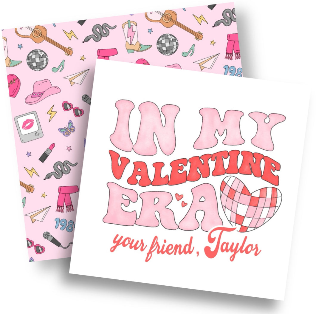 In My Valentine Era Valentine Card