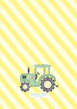 Load image into Gallery viewer, Tractor Birthday Invitation
